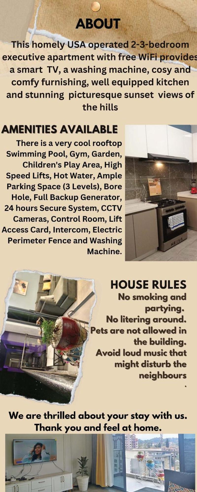 Stayrest Safari Tours New 3 Bedroom Apartments In Kilimani Nairobi With Rooftop Pool Εξωτερικό φωτογραφία